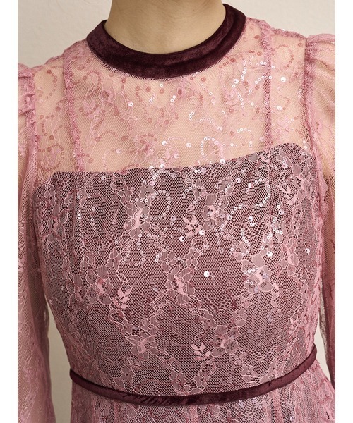 SNIDEL | スパークルレースドレス - Buyee, an Online Proxy Shopping