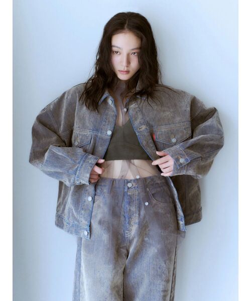 UNGRID | フロッキー起毛デニムジャケット - Buyee, an Online Proxy