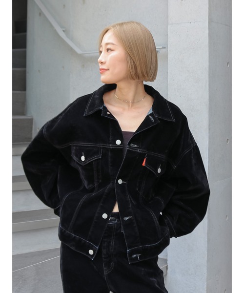 UNGRID | フロッキー起毛デニムジャケット - Buyee, an Online Proxy