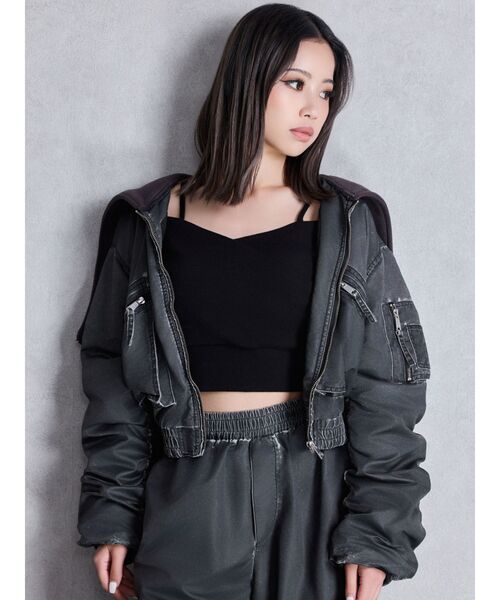 GYDA | pigment processed hoodieブルゾン - Buyee, an Online Proxy 