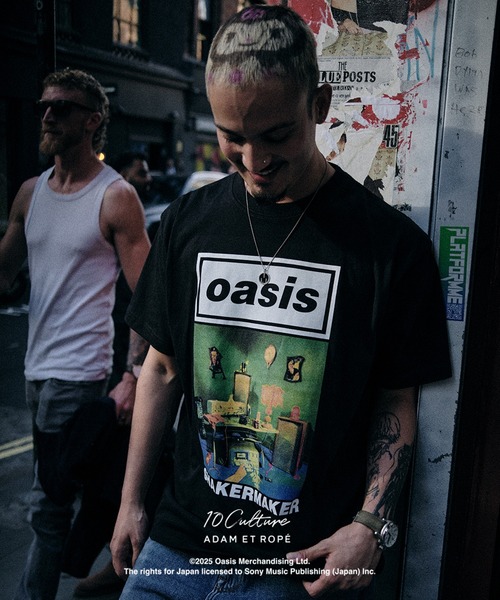 【oasis 10Culture / ADAM ET ROPE'】 TSH oasis 10Culture / ADAM ET ROPE'】Artwork design TSH（Tシャツ