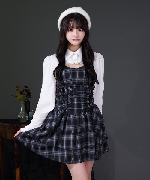 pal elfy ドロストティアードキャミワンピース palelfy PAL ELFY | ドロストティアードキャミワンピース - Buyee, an