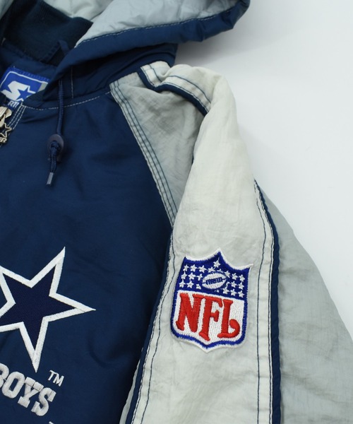 メンズ 90'S スターター 中綿ナイロンプルオーバー NBA NHL MLB NFL