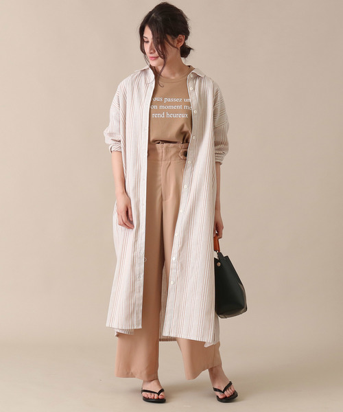 Auli Auli ストライプバックリボンシャツワンピース Buyee 通販代理購入サービス Zozotownでお買い物