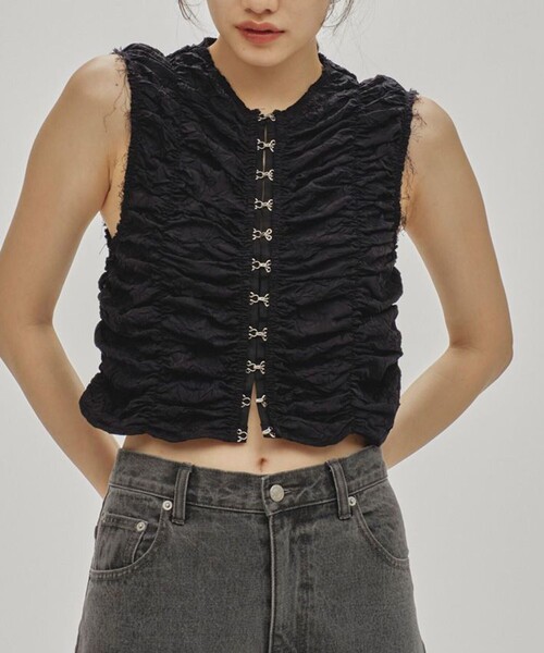 トップス TODAYFULPiping Shirring Blouse TODAYFUL（トゥデイフル）の「Piping Shirring Blouse（シャツ