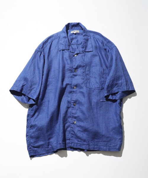 CAHLUMN | CAHLUMN/カウラム Linen Open Collar Shirt/リネン オープン