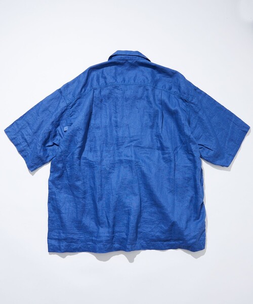 CAHLUMN | CAHLUMN/カウラム Linen Open Collar Shirt/リネン オープン