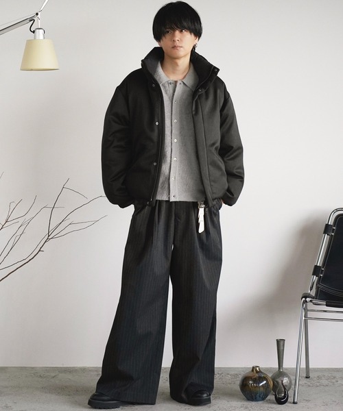 WYM MOHAIR BLEND KNIT SHIRT CARDIGAN ・M WYM LIDNM | MOHAIR BLEND