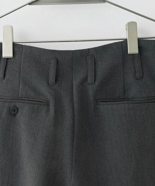 スーツ SLIGHT FLARE DOUBLE CLOTH BAGGY SLACKS WYM LIDNM | SLIGHT FLARE DOUBLE CLOTH BAGGY SLACKS - Buyee