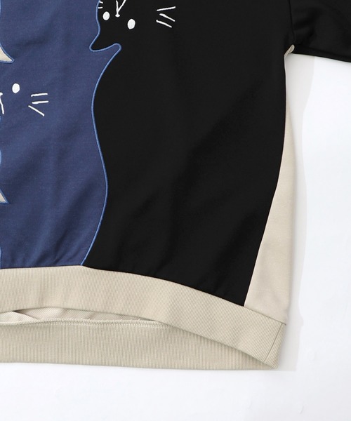 ScoLar Parity 353107：クマ宇宙柄スポーティーブルゾン クマ柄