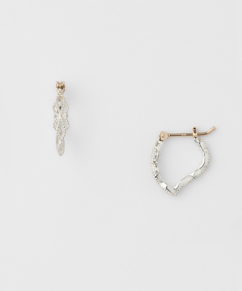 TAKE-UP | K18/K10 ダブルツイストフープピアス( YG) - Buyee, an