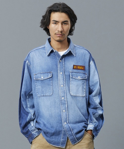 LIBERAIDERS | Liberaiders/リベレイダース REMAKE DENIM SHIRT デニム