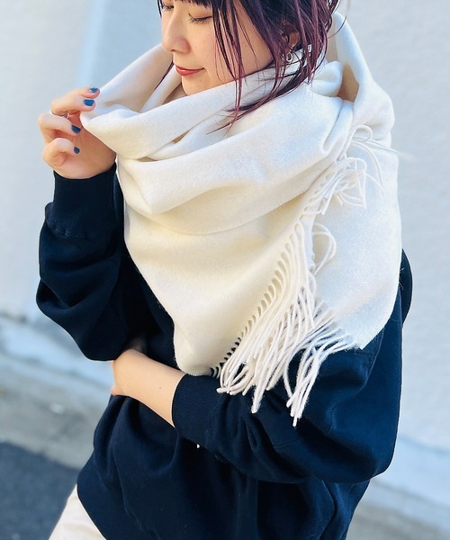 TWEED MILL(ツイードミル)　ストール TWEED MILL ツイードミル マフラー Lambswool Stole レディース