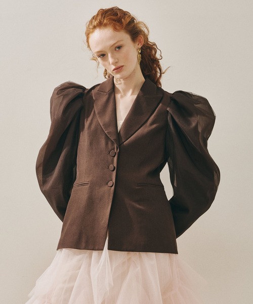 J1U by LA BELLE ETUDE パワーパフショルダージャケット J1U BY LA BELLE ETUDE | パワーパフショルダージャケット - Buyee, an