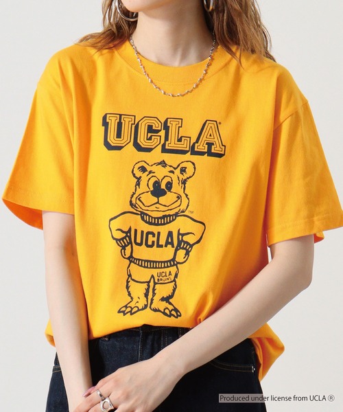 UCLA | UCLA カレッジブランド DOUBLE PRINTED Tシャツ - Buyee, an 