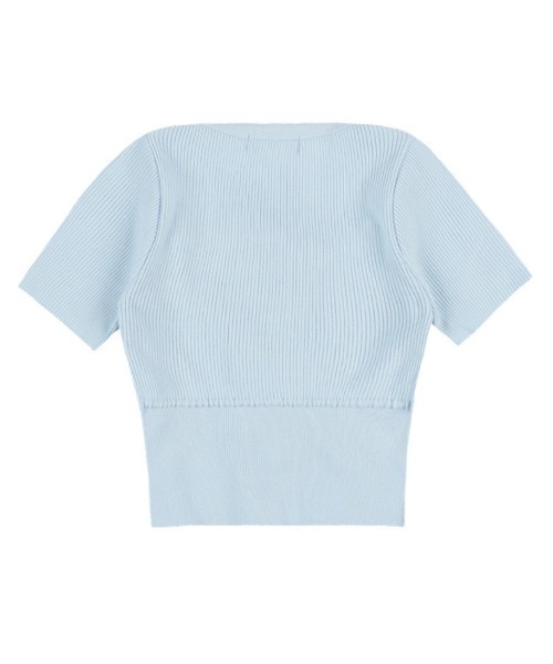カーディガン 「FANCY CLUB」TWO-RIBBON CROP CARDIGAN レディース FANCY CLUB カーディガン 「FANCY CLUB」TWO-RIBBON CROP