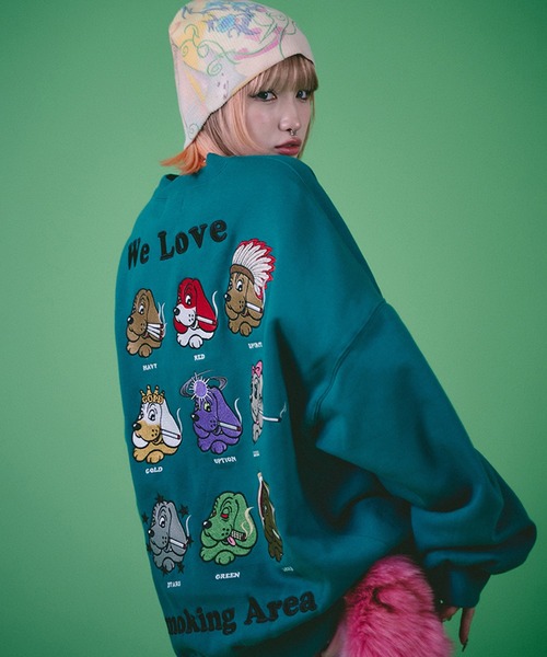 GALFY | 【GALFY/ガルフィー】ヤニラバーズトレーナー - Buyee, an