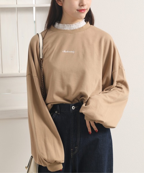 Buyee】CLASSICALELF | 襟フリルレース付き刺繍ロゴ長袖トレーナー Buyee】CLASSICALELF | 襟フリルレース付き刺繍ロゴ長袖トレーナー