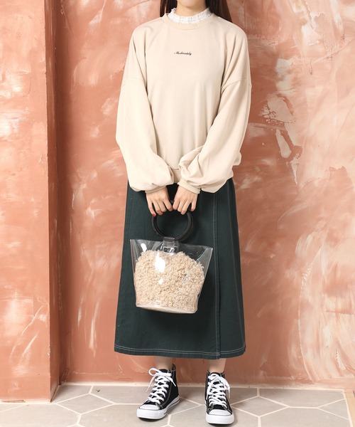 Buyee】CLASSICALELF | 襟フリルレース付き刺繍ロゴ長袖トレーナー Buyee】CLASSICALELF | 襟フリルレース付き刺繍ロゴ長袖トレーナー