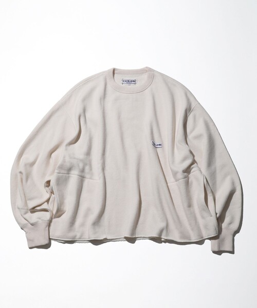 CAHLUMN | CAHLUMN/カウラム Wool Cotton Loop Back Sweatshirt/ウール