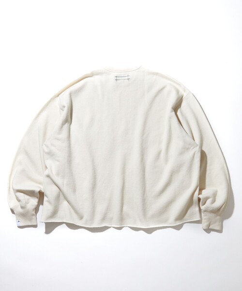 CAHLUMN | CAHLUMN/カウラム Wool Cotton Loop Back Sweatshirt/ウール