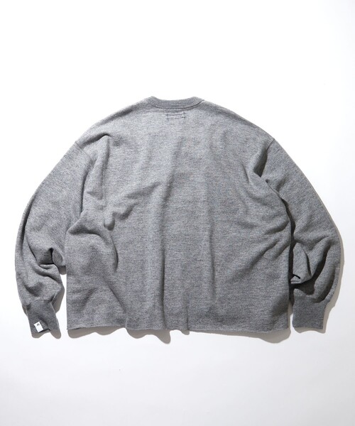CAHLUMN | CAHLUMN/カウラム Wool Cotton Loop Back Sweatshirt/ウール
