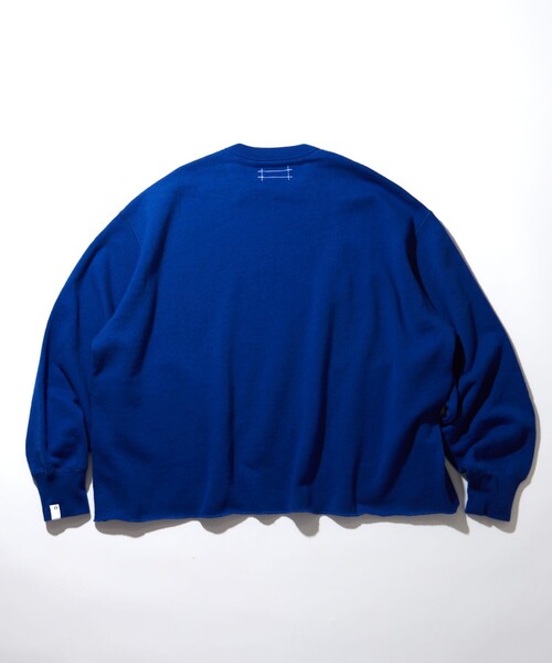 CAHLUMN | CAHLUMN/カウラム Wool Cotton Loop Back Sweatshirt/ウール