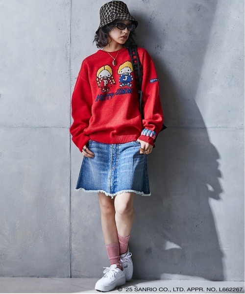 サンリオ - パティ&ジミー　ジャガードニットプルオーバー　PATTY &JIMMY GEVS SANRIO | パティ＆ジミー/ジャガードニットプルオーバー ＜大きい