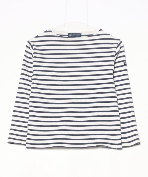かずま SAINT JAMES ボーダー長袖カットソー SAINT JAMES | ボーダー柄長袖カットソー - Buyee, an Online