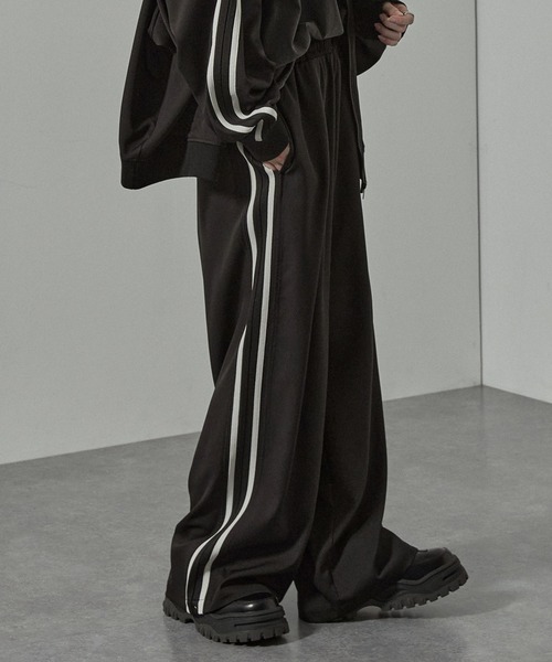 Schott ストライプ　シェフパンツ waiper_schott-3116039