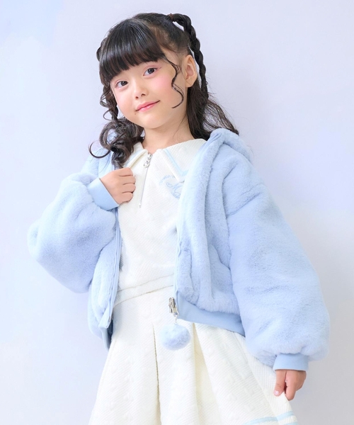 【2月までの出品】mezzopianoリバーシブル　フェイクファーブルゾン MEZZO PIANO | リバーシブル フェイクファーブルゾン - Buyee, an