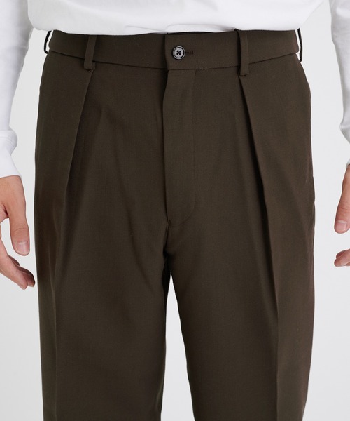 【MARKAWARE】 PEGTOP TROUSERS (STUDIOUS別注) marka（マーカ）の「STUDIOUS別注 ペグトップトラウザー/EX