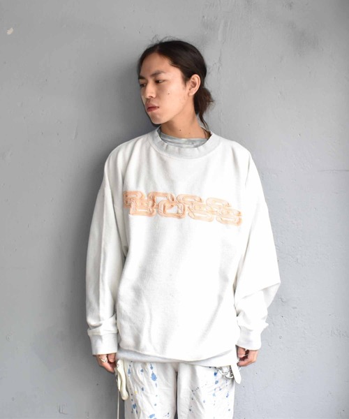 BOSS | 【ヴィンテージ古着】90's BOSS/ボス ロゴ クルーネック アウトレットの場合 90s スウェット BOSS スウェット