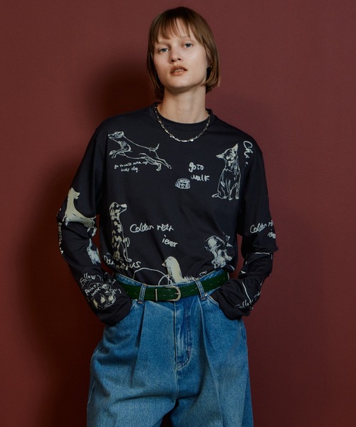 MAISON SPECIAL | Silicon Print Sweatshirt/シリコンプリント