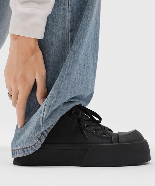 WESTBOY | 厚底 ブラックスニーカー WO25W4SH02 - Buyee, an Online