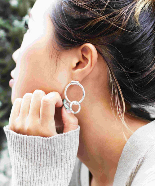 Canal Jean Pt ピーティー 2連フープピアス Sil Buyee An Online Proxy Shopping Service Shop At Zozotown Bot Online