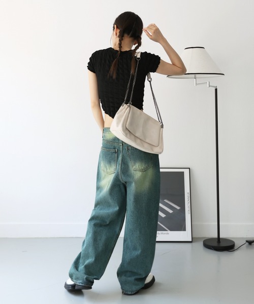 FOLLOWIN | 【UNISEX】ヴィンテージカラーウォッシングデニム