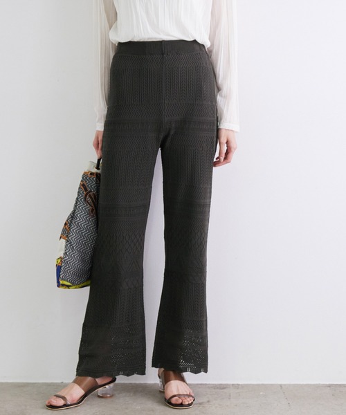 Rope Picnic リンクコーデ 透かし編みニットパンツ Buyee Layanan Belanja Online Belanja Di Zozotown