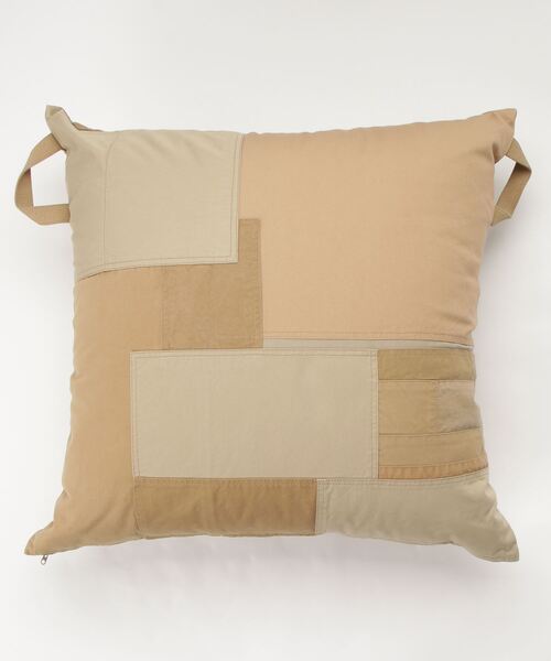 hobo / ARMY CLOTH PATCHWORK CUSHION /BG 【公式通販】