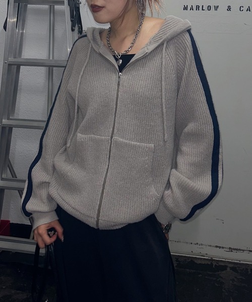 PAGEBOY | MUSEラインZIPパーカーニット / フーディ 【ZOZO限定