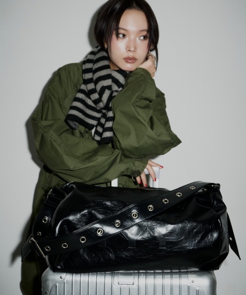 DTYYPE | ロゴ入りヴィンテージ風ボストンバッグ - Buyee, an Online