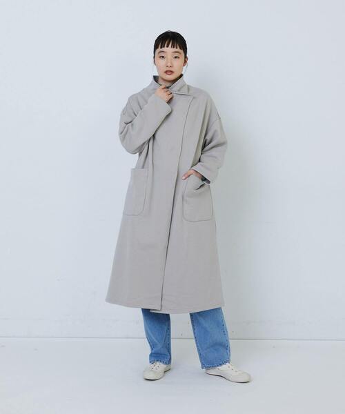 LOISIR ウールセーラーカラーコート