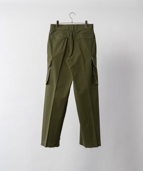 Cargo pants soerte カーゴパンツ soerte ソエルテ の M47 Wide straight military pants ワイドストレート ミリタリー カーゴパンツ カーゴパンツ