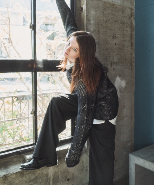 CASPER JOHN | Feather drivers knit/フェザードライバーズニット