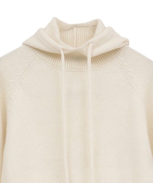 CLANE | 【CLANE/クラネ】SHORT KNIT HOODIE/ショートニットフーディ