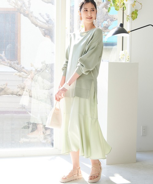 Vis Bi Tan 美短 Set バックシャンニットレイヤードセットワンピース Buyee An Online Proxy Shopping Service Shop At Zozotown Bot Online