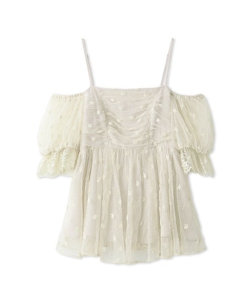 SNIDEL | バリエオフショルレースチュニック - Buyee, an Online Proxy