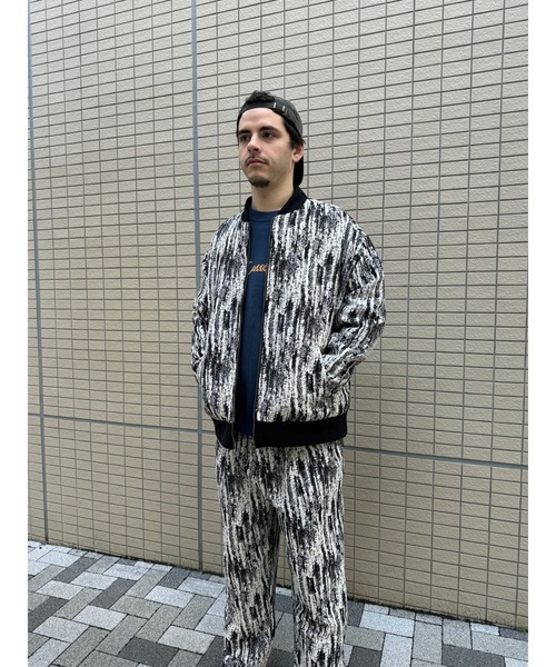【マイファスhiro着用】SYUMAN.シュウマン カットオフナンバリングシャツ Gitman Vintage: JAPANESE RIPPLE JACQUARD キャンプカラー