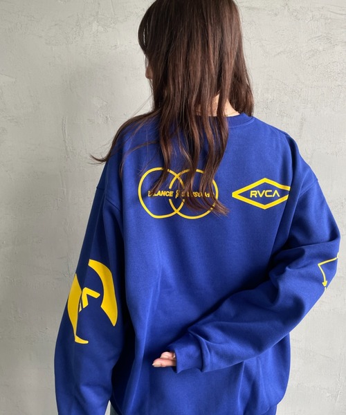 RVCA | [RVCA/ルーカ] STACKHOUSE CR バックプリント スウェット 