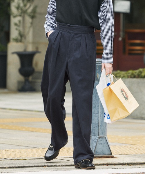 EMMA CLOTHES | タックワイドシルエットグルカチノパンツ EMMA CLOTHES